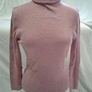 Rose colored turtleneck